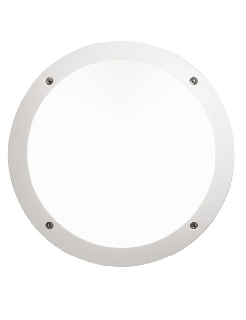Aplique LUCIA 1xE27 IP66 C.30xL.9xAlt.30cm resina branco