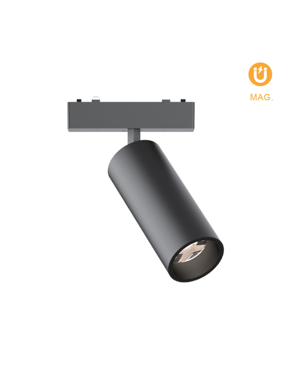 Foco para calha magnética PIQUET (2 condutores) 18W LED 1500lm 3000K 24° Alt.18