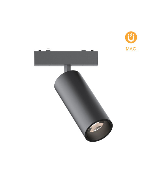 Foco para calha magnética PIQUET (2 condutores) 18W LED 1500lm 3000K 24° Alt.18