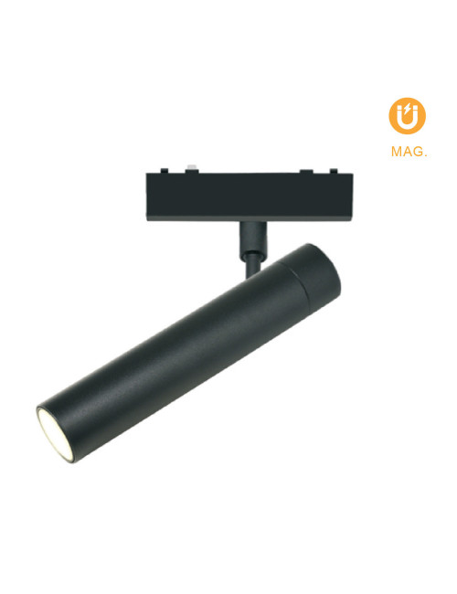 Foco para calha magnética PIQUET (2 condutores) 6W LED 290lm 3000K 38° Alt.19