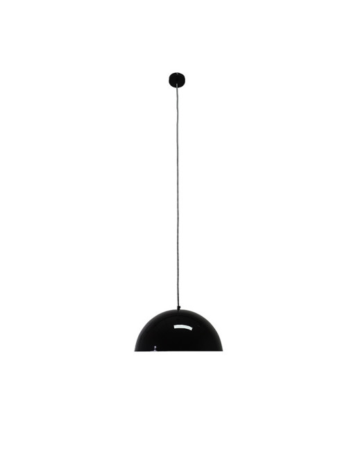 Suspensão MELINDA 1xE27 Alt.Reg.xD.40cm Preto