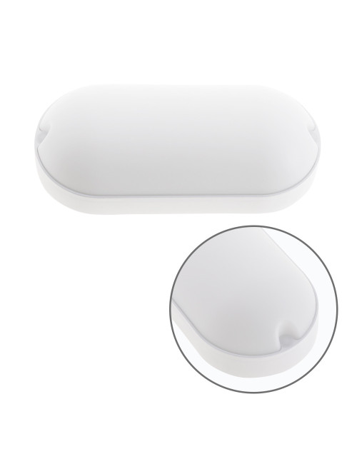 Aplique SURF ECOVISION oval IP65 1x9W LED 900lm 4000K 120°C.7
