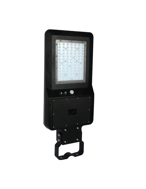 Aplique solar DALTON c/sensor e painel solar IP65 40W LED 6000lm 6000K 90° C.28