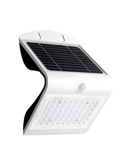 Aplique solar SOLARIS IP65 4W 500lm LED 4000K+LED traseiro 4000K C.14xL.11