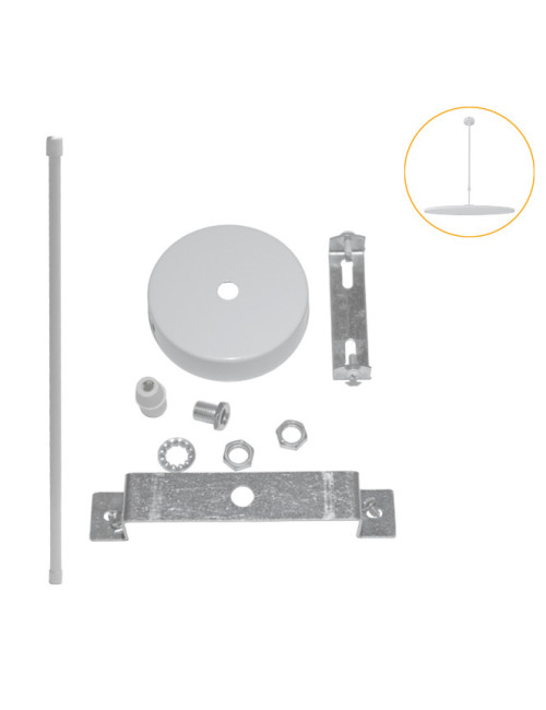 Conjunto de acessórios para suspender o plafond CAMUS de 38cm com tubo rígido