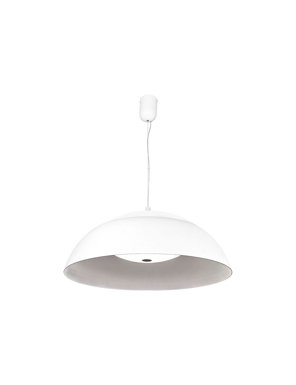 Suspensão ANALOREN 2x72W LED com 3 cores de luz 3000|4000|6000K D.65cm Branco