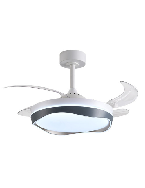 Ventoinha de tecto ALMATI branco/prata