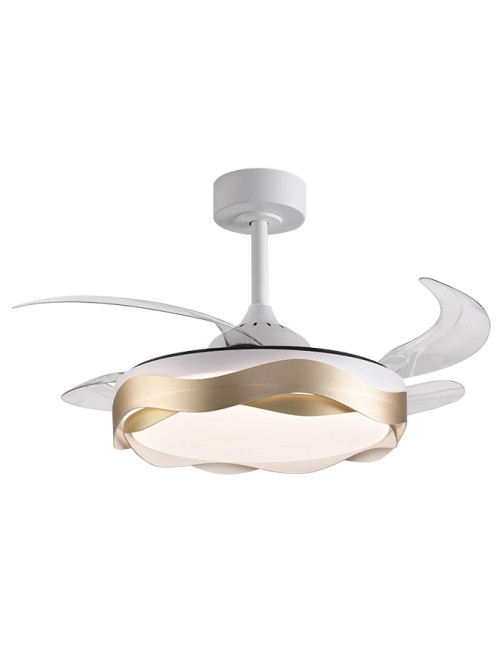 Ventoinha de tecto ONDAS ouro