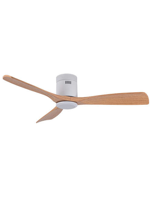 Ventoinha de tecto SIROCO OFF branco/faia