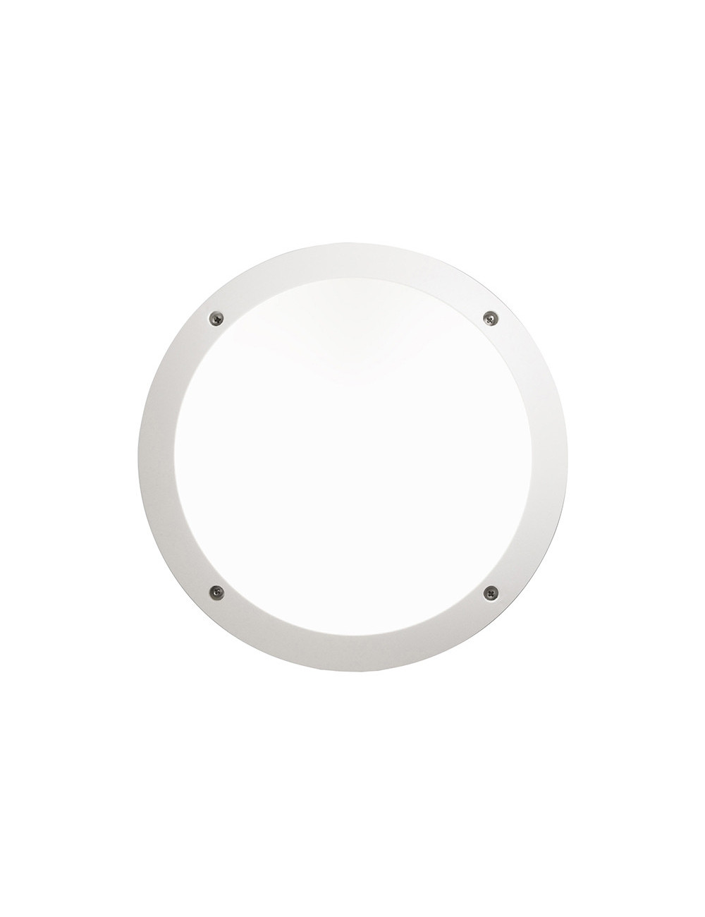 Plafond LUCIA 1xE27 IP66 C.30xL.9xAlt.30cm resina branca