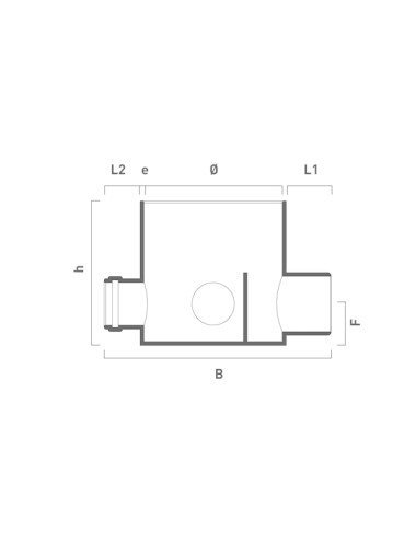 Caixa-Sifão Ø110 c/ 3...