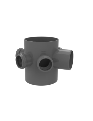 Caixa-Sifão PVC Ø125 c/ 5...