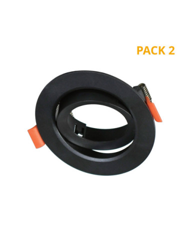 Aro de encastrar ONIRO ABS redondo Alt.3