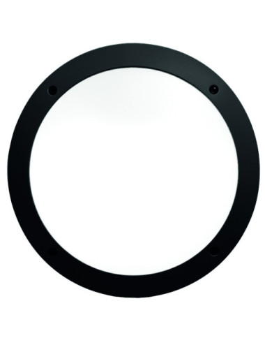 Plafond LUCIA 1xE27 IP66 C.30xL.9xAlt.30cm resina preta