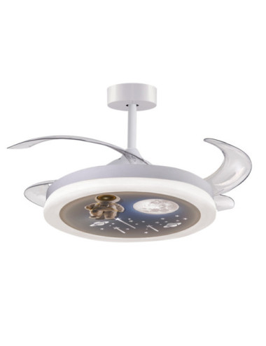 Ventoinha de tecto INFANTIL AMSTRONG branca