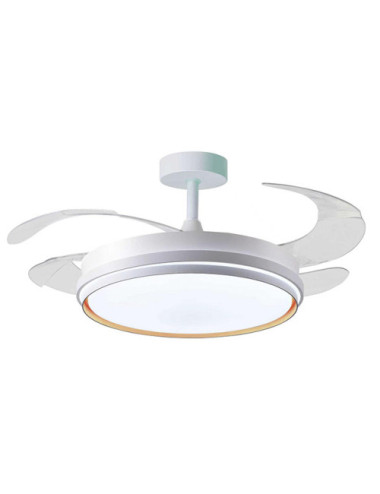 Ventoinha de tecto KIOTO dourada