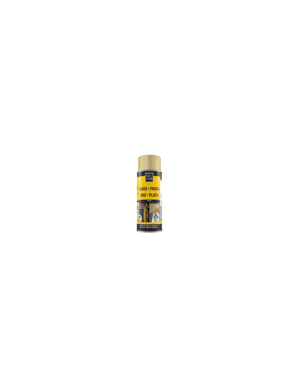 Spray Tinta Ouro Novo AU 224 - 400 ml Tectane