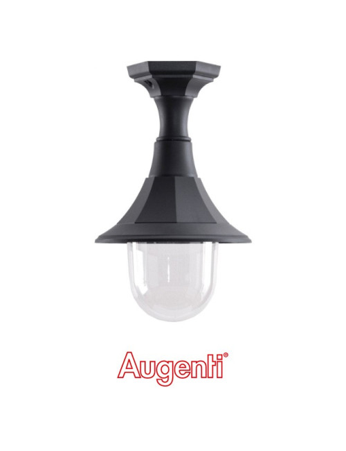 Plafond MERCUR IP44 1xE27 Alt.41xD.25cm Preto