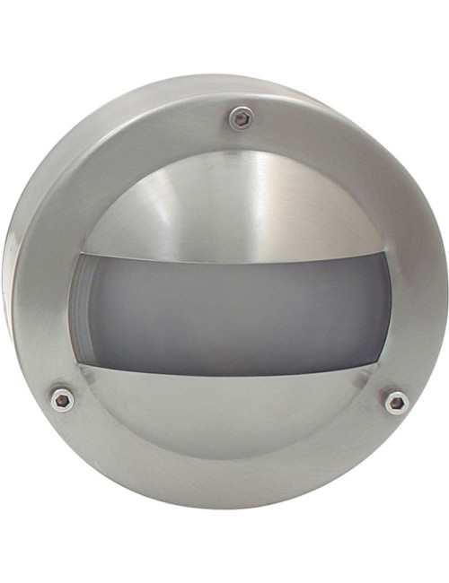 Aplique LIMA IP44 1xG9 Alt.6xD.15cm Inox+Vidro Inox
