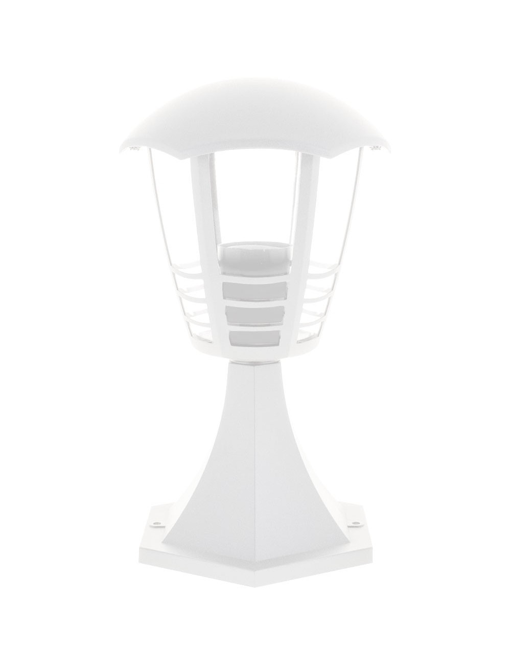 Pilar TERVA pequeno IP44 1xE27 Alt.30xD.17cm Branco Pilar TERVA pequeno IP44 1xE27 Alt.30xD.17cm Branco