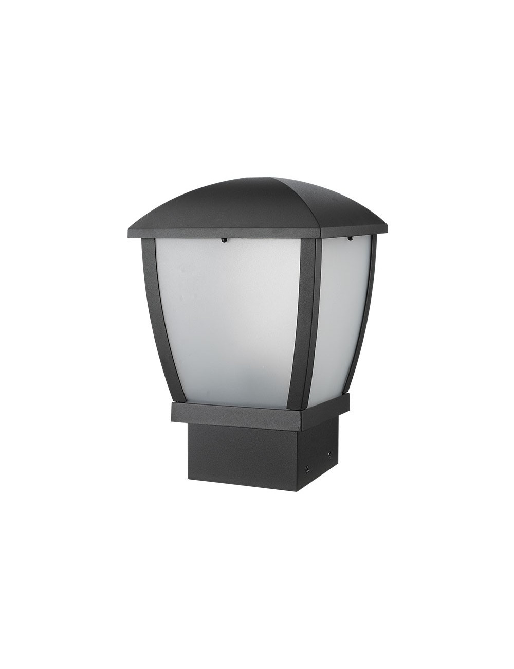 Pilar DRAVE IP44 1xE27 C.17xL.17xAlt.27cm Preto