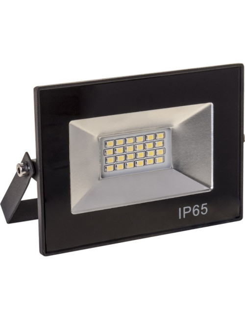 Projector TOBOL IP65 1x20W LED 1000lm 6500K 120°C.11,5xL.3xAlt.8,5cm Preto