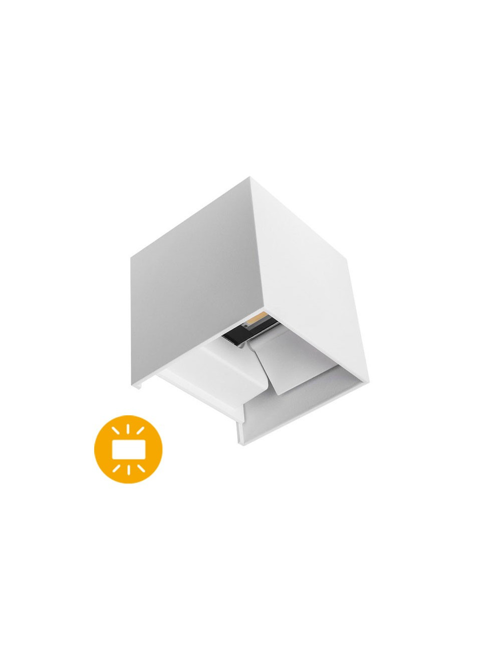 Aplique SOR IP65 2x3W LED 500lm 4000K C.10xL.10xAlt.10cm Branco Aplique SOR IP65 2x3W LED 500lm 4000K C.10xL.10xAlt.10cm Branco