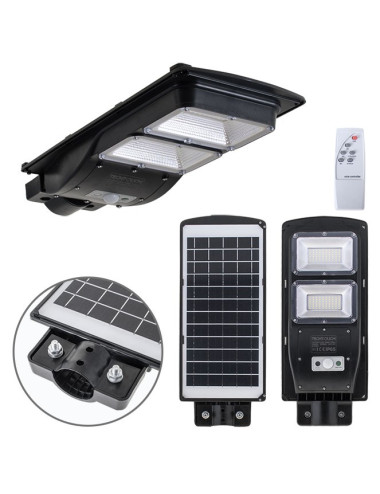 Aplique solar Solar Street Light com sensor IP65 1x100W LED 750lm 6400K C.19xL.47xAlt.5