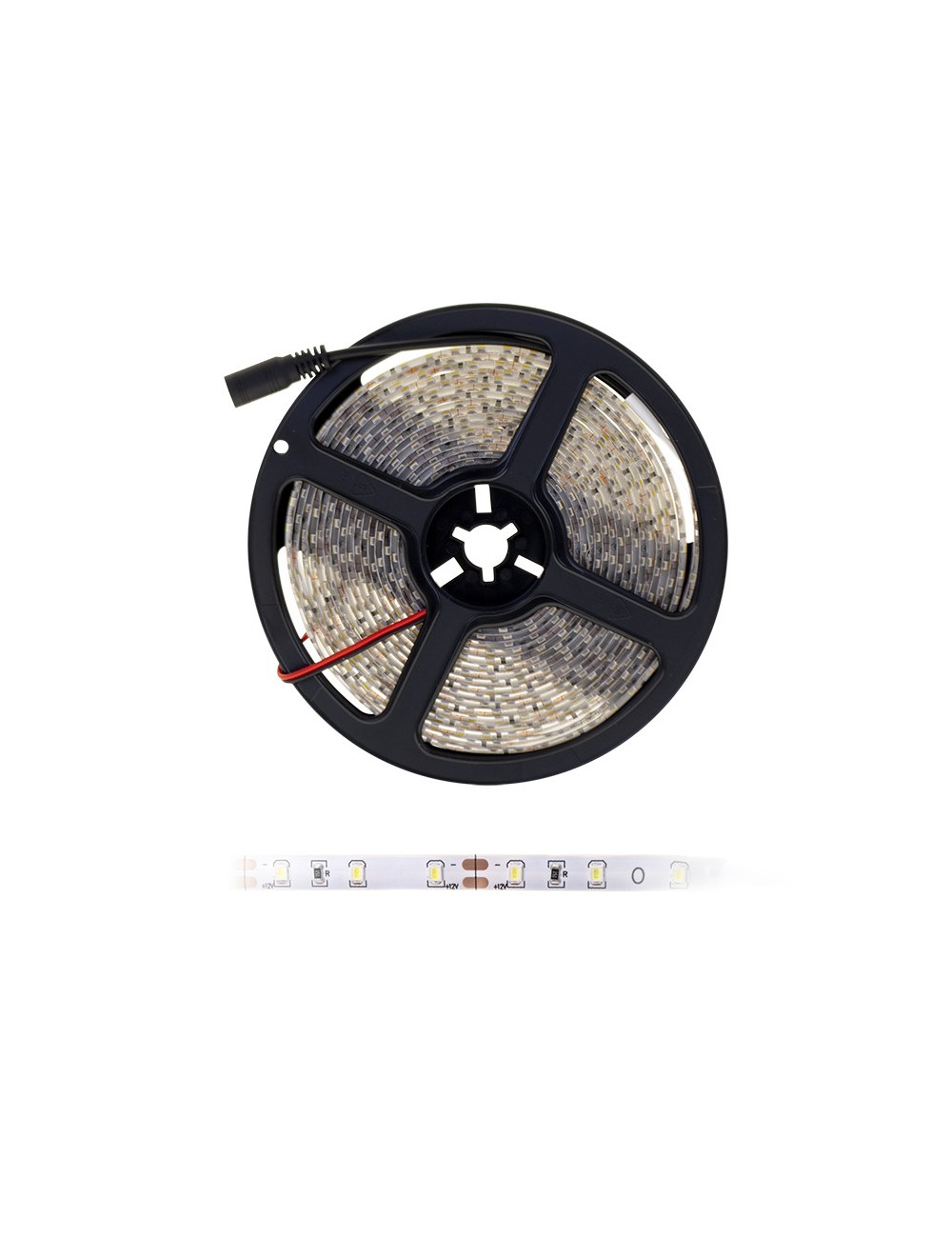 Fita LED VOSTOK 12Vdc 2.4W/m 60LED/m 4000K IP65 5m/rolo