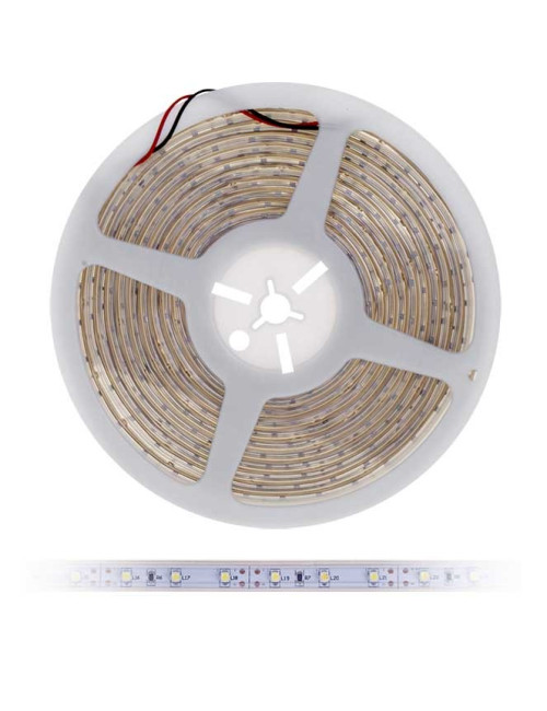 Fita LED SPUTNIK 12Vdc 4.5W/m 60LED/m 3000K IP68 5m/rolo